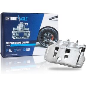 Detroit Axle - Front Brake Caliper for 2012-2020 Dodge Journey, Left Disc Brake Caliper w/Bracket 2013 2014 2015 2016 2017 2018 2019 Replacement in Saudi Arabia