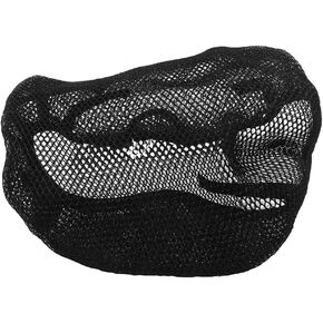 iplusmile Motorcycle Seat Cushion Net Mesh, Scooter Full Cover Breathable Seat Cover Protector, Motorcycle Accessory Black XXL in Kuwait