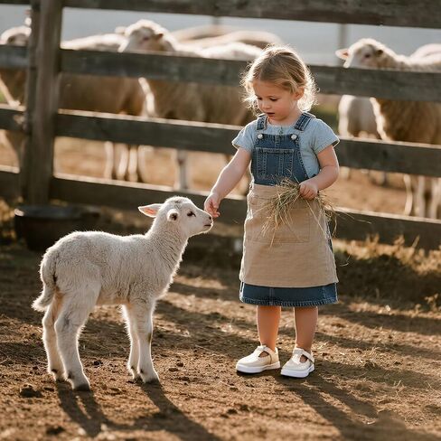 THEE BRON Toddler Girls Casual Sneakers Stylish Comfy T-Strap Everyday Shoes in Kuwait