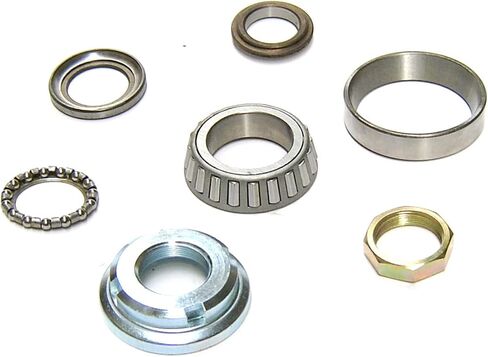 FORK STEERING STEM HEAD BEARING SET 7 PIECE 80-150CC GY6 CHINESE SCOOTER MOPED ATV TAOTAO JONWAY BMS PEACE ROKETA ZNEN PEACE JMSTAR SUNL VIP BENZHOU BAJA JINLUN JCL BMS WOLF ETC. in Saudi Arabia