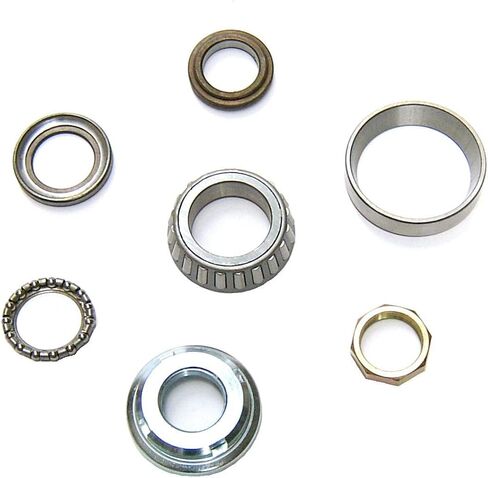 FORK STEERING STEM HEAD BEARING SET 7 PIECE 80-150CC GY6 CHINESE SCOOTER MOPED ATV TAOTAO JONWAY BMS PEACE ROKETA ZNEN PEACE JMSTAR SUNL VIP BENZHOU BAJA JINLUN JCL BMS WOLF ETC. in Saudi Arabia