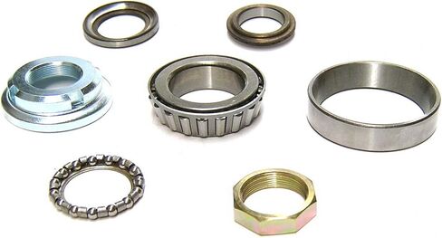 FORK STEERING STEM HEAD BEARING SET 7 PIECE 80-150CC GY6 CHINESE SCOOTER MOPED ATV TAOTAO JONWAY BMS PEACE ROKETA ZNEN PEACE JMSTAR SUNL VIP BENZHOU BAJA JINLUN JCL BMS WOLF ETC. in Saudi Arabia