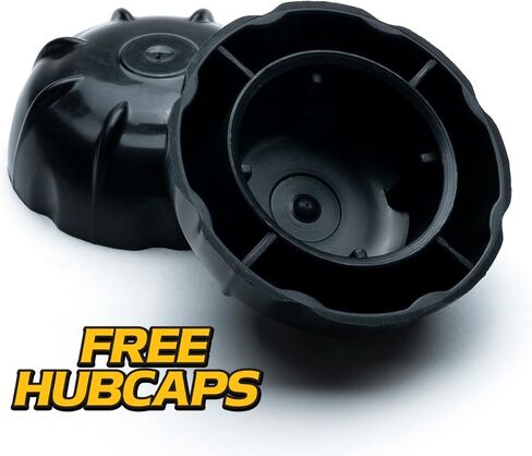 HD Switch -2 Kits- Front Wheel Flange Bushing Bearing Rebuild for Cub Cadet XT1 Series 2015-2019, LT42 LT42C LT42E LT46 LT50 LT54 ST54 ST54 GT50 GT54 w/Deluxe Domed Hub Caps Lawn Garden Tractor Mowers in Saudi Arabia