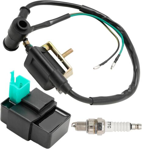 Ignition Coil 5 Pin CDI Box Spark Plug, 5 Pin Adjustable AC CDI Motorcycle Ignition Box, Replacement for Apollo 50cc 70cc 90cc 110cc Chinese Atv Quad Parts in Saudi Arabia