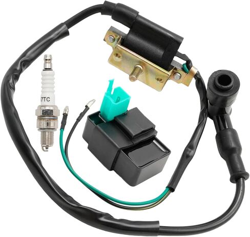 Ignition Coil 5 Pin CDI Box Spark Plug, 5 Pin Adjustable AC CDI Motorcycle Ignition Box, Replacement for Apollo 50cc 70cc 90cc 110cc Chinese Atv Quad Parts in Saudi Arabia