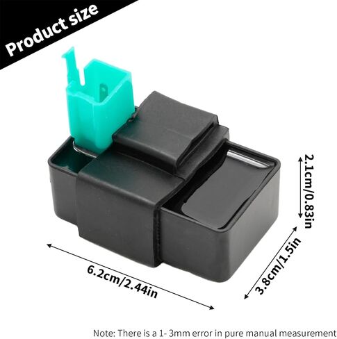 Ignition Coil 5 Pin CDI Box Spark Plug, 5 Pin Adjustable AC CDI Motorcycle Ignition Box, Replacement for Apollo 50cc 70cc 90cc 110cc Chinese Atv Quad Parts in Saudi Arabia