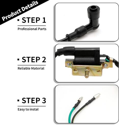 Ignition Coil 5 Pin CDI Box Spark Plug, 5 Pin Adjustable AC CDI Motorcycle Ignition Box, Replacement for Apollo 50cc 70cc 90cc 110cc Chinese Atv Quad Parts in Saudi Arabia