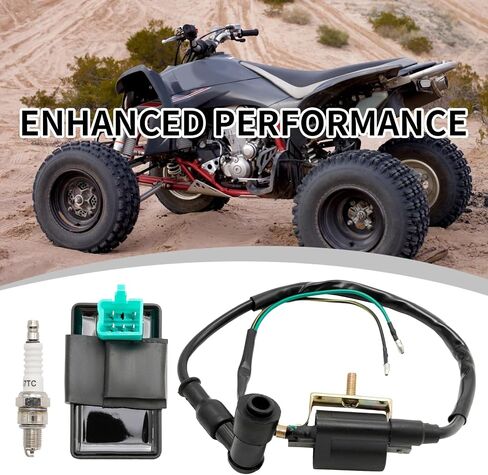 Ignition Coil 5 Pin CDI Box Spark Plug, 5 Pin Adjustable AC CDI Motorcycle Ignition Box, Replacement for Apollo 50cc 70cc 90cc 110cc Chinese Atv Quad Parts in Saudi Arabia
