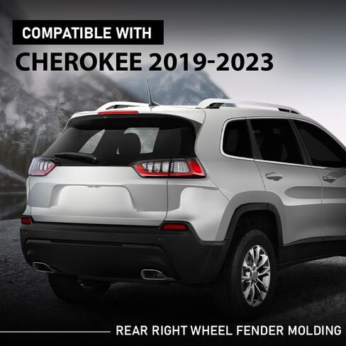 العجلة الخلفية العجلة Fender Flare صب الأسود PP الأمامي المتوافق مع Jeep Cherokee 2019-2021 68315998AC in Saudi Arabia