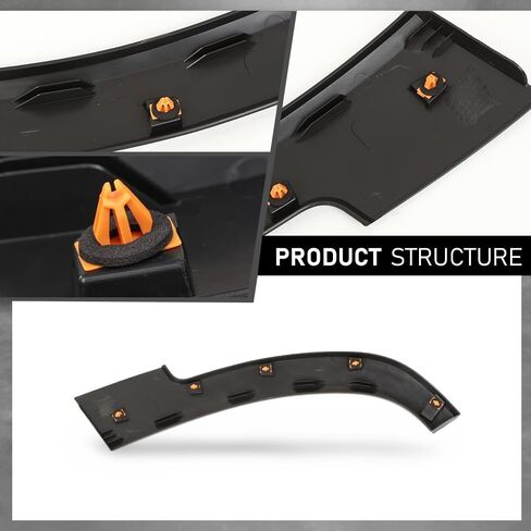 العجلة الخلفية العجلة Fender Flare صب الأسود PP الأمامي المتوافق مع Jeep Cherokee 2019-2021 68315998AC in Saudi Arabia