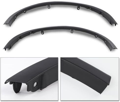 G-PLUS Fender Flares Compatible With 2006-2012 Toyota RAV4, 7587204060, TO1290109 Front Wheel Black Fender Thermoplastic Bolt-on Trim (Front Right Passenger Side) in Kuwait