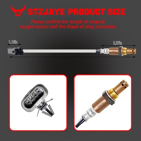 4pcs مستشعر Oxygen O2 234-4940 ، 12659516 ، استبدال السيارات 02 مستشعر متوافق مع شيفروليه/تشيفي/سيلفرادو 1500/ضواحي 5.3L ، ل Cadillac/Escalade ESV 6.2L ، ل GMC/Yukon 6.2L in Saudi Arabia