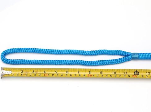 حبال القارب لرسو السفن، خطوط رصيف مزدوجة من النايلون المضفر للقوارب ذات حلقة، عبوتان باللون الأسود أو الأزرق in Kuwait