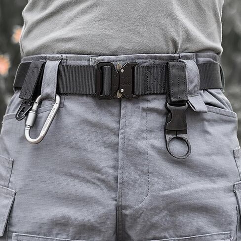 6PCS Tactical Belt, Gun Belts for Men, Military Multi-purpose Combat Gear, Adjustable, With Heavy Duty Quick Release Metal Buckles, Suitable for Men Work, 47.2in in Saudi Arabia