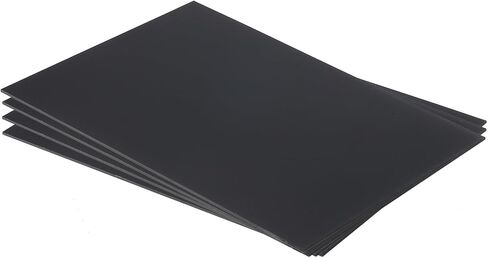 MECCANIXITY ABS Plastic Sheet 10 Inch x 8 Inch x 0.06 Inch ABS Styrene Sheets for Building Model DIY Crafts Panel Black 3 Pcs in Saudi Arabia