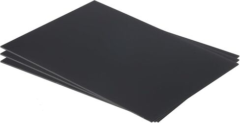 MECCANIXITY ABS Plastic Sheet 10 Inch x 8 Inch x 0.06 Inch ABS Styrene Sheets for Building Model DIY Crafts Panel Black 3 Pcs in Saudi Arabia