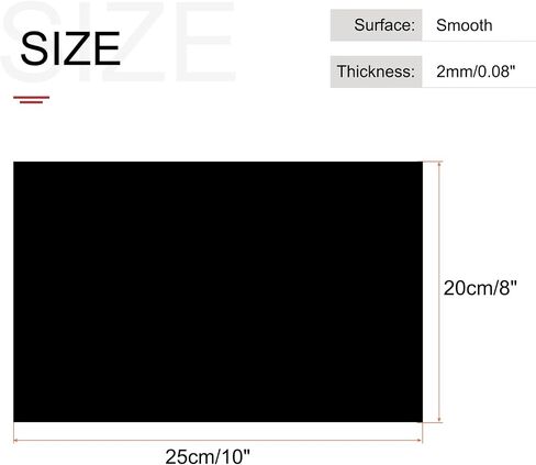 MECCANIXITY ABS Plastic Sheet 10 Inch x 8 Inch x 0.06 Inch ABS Styrene Sheets for Building Model DIY Crafts Panel Black 3 Pcs in Saudi Arabia