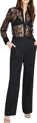 Club Monaco Women's Sheer Lace Button Down Shirt in Saudi Arabia