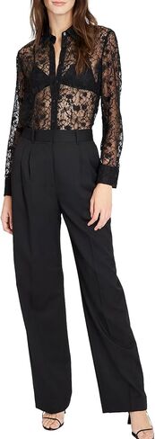 Club Monaco Women's Sheer Lace Button Down Shirt in Saudi Arabia