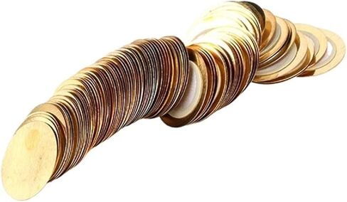 100 Pcs 20mm Thickness 0.33mm Copper Piezo Disc for Buzzer Pressure Sensor Speaker DIY Electronic in Saudi Arabia