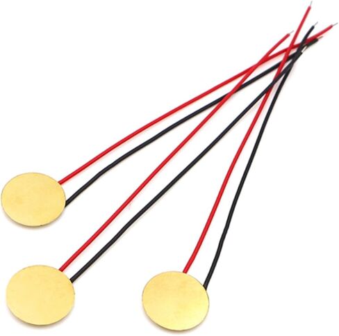 10 PCS 15mm Piezoelectric Piezo Ceramic Wefer Plate DIA 15 MM لـ Buzzer Lodspeaker Line 60 MM in Saudi Arabia