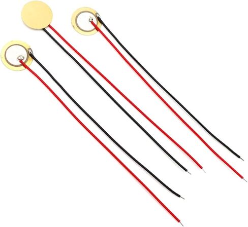 10 PCS 15mm Piezoelectric Piezo Ceramic Wefer Plate DIA 15 MM لـ Buzzer Lodspeaker Line 60 MM in Saudi Arabia