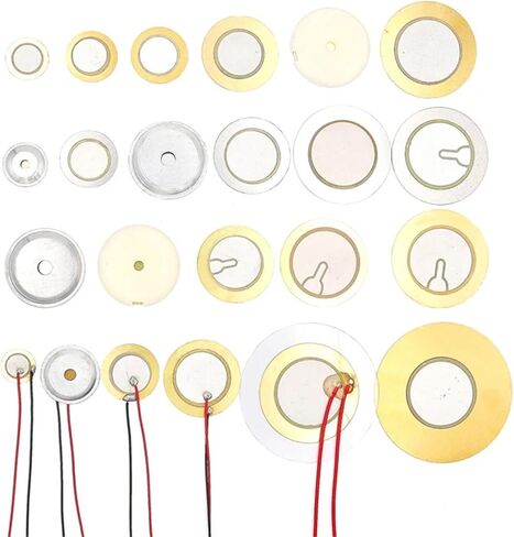 10 PCS 15mm Piezoelectric Piezo Ceramic Wefer Plate DIA 15 MM لـ Buzzer Lodspeaker Line 60 MM in Saudi Arabia