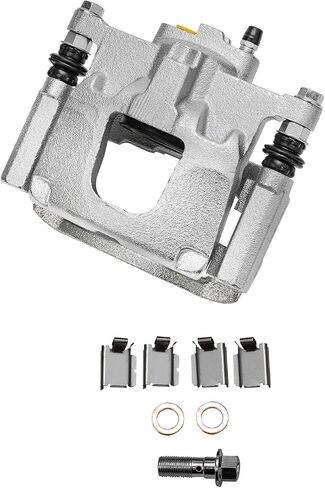 Detroit Axle-خلف الفرامل اليسرى الفرجار للفترة 2008-2012 Jeep Liberty 2007-2017 Wrangler 2007-2011 Dodge Nitro Diar Side Disciper W/Bracket Replace in Kuwait