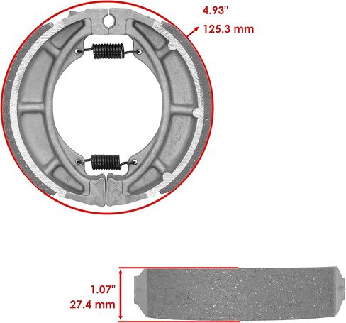 أحذية الفرامل Caltric متوافقة مع Suzuki 54410-07001 54410-07002 54410-07003 54401-07810 in Kuwait