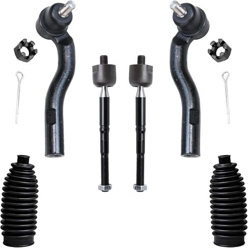 Detroit Axle - TIE ROTS KIT LEXUS GS300 GS400 GS430 ، 4 RODS Inner و OUTER TIE ، استبدال أحذية 2 in Kuwait