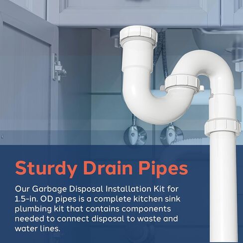 Plumb Craft Complete Bathroom Sink Drain Repair Kit, White (15 Piece) in Saudi Arabia