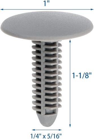 OAUTOO 25pcs Gray Nylon Headliner Retainer Clip for GM 15006827 in Saudi Arabia