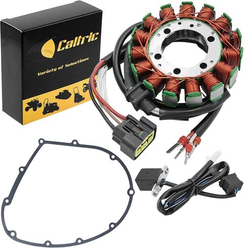 Caltric Stator and Gasket Compatible with Kawasaki Vulcan 900 Vn900 Vn900B Vn900D Vn900C 2006-2018 in Saudi Arabia