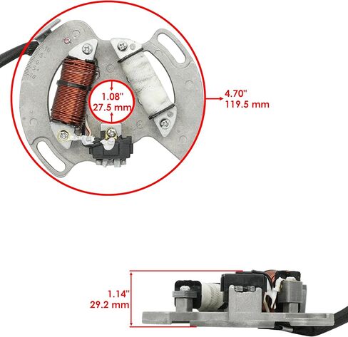 Caltric Stator Compatible With Yamaha Blaster 200 YFS200 2003 2004 2005 2006 5VM-85560-00-00 in Saudi Arabia