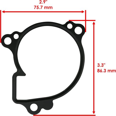 حشية مضخة المياه Caltric متوافقة مع Yamaha 3B4-12428-00-00 غطاء غلاف السكن in Saudi Arabia