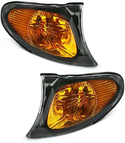 Left+Right Corner Lights Turn Signal Lamps for BMW 3 Series E46 325i 325xi 2002 2003 2004 2005 Yellow Lens in Saudi Arabia