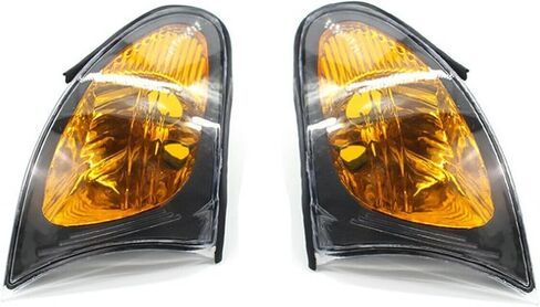 Left+Right Corner Lights Turn Signal Lamps for BMW 3 Series E46 325i 325xi 2002 2003 2004 2005 Yellow Lens in Saudi Arabia