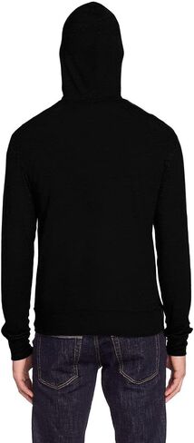 للجنسين TriBlend Full-zip Light Hoodie XL Solid BLK Trblnd ، 302Z in Saudi Arabia