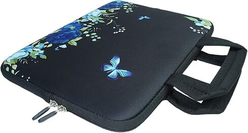 11 11.6 12.1 12.5 inch Laptop Carrying Bag Neoprene Notebook Case Fits Apple MacBook Air Samsung Google Acer HP DELL Lenovo (Pink violet marble) in Saudi Arabia