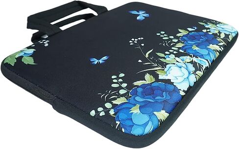 11 11.6 12.1 12.5 inch Laptop Carrying Bag Neoprene Notebook Case Fits Apple MacBook Air Samsung Google Acer HP DELL Lenovo (Pink violet marble) in Saudi Arabia