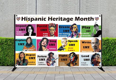 Hispanic Heritage Month Decorations | Festive Banner and Backdrop | Embrace Tradition, Celebrate Culture | Light Theme in Kuwait