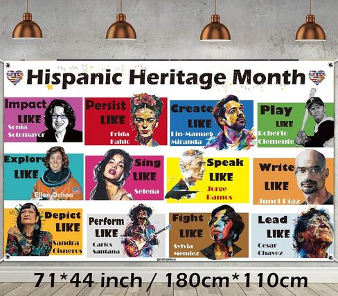 Hispanic Heritage Month Decorations | Festive Banner and Backdrop | Embrace Tradition, Celebrate Culture | Light Theme in Kuwait