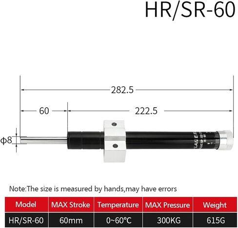 امتصاص الصدمات القابل للتعديل ضغط الزيت HR30 مثبط SR30 HEDRAULIC HR15 HR60 HR80 HR100 1PCS (HR60) in Kuwait
