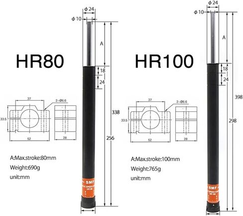 امتصاص الصدمات القابل للتعديل ضغط الزيت HR30 مثبط SR30 HEDRAULIC HR15 HR60 HR80 HR100 1PCS (HR60) in Saudi Arabia