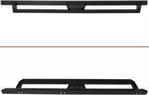 ركض لوحات إسقاط خطوات متوافقة مع 2015-2025 Chevy Colorado & GMC Canyon Crew Cab (4 أبواب بالحجم الكامل) Side Step Rail Nerf Bars ، Black in Kuwait
