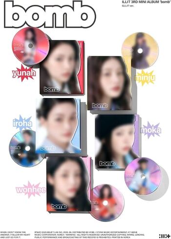 Illit - ألبوم 3rd Mini [Bomb] Gllit Wonhee Version + [PhotoCard Extra Extra] "Little Monster" in Saudi Arabia