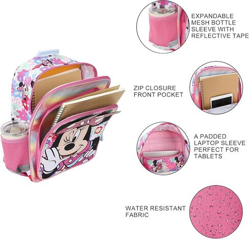Disney's Minnie Mouse 16" Toddler Kid's Backpack For School And Travel in Saudi Arabia