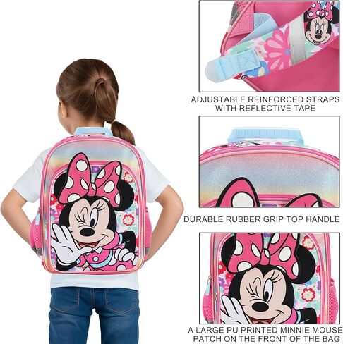 Disney's Minnie Mouse 16" Toddler Kid's Backpack For School And Travel in Saudi Arabia