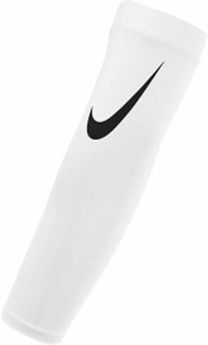 Nike Youth Pro Dri-FIT Sleeves - 1 Pair (Black/White) in Saudi Arabia