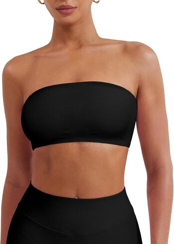 Yeoreo Bandeau Bandeau Sports Bra للتمرين السلس أنبوب أعلى صالة رياضية مبطنة in Kuwait